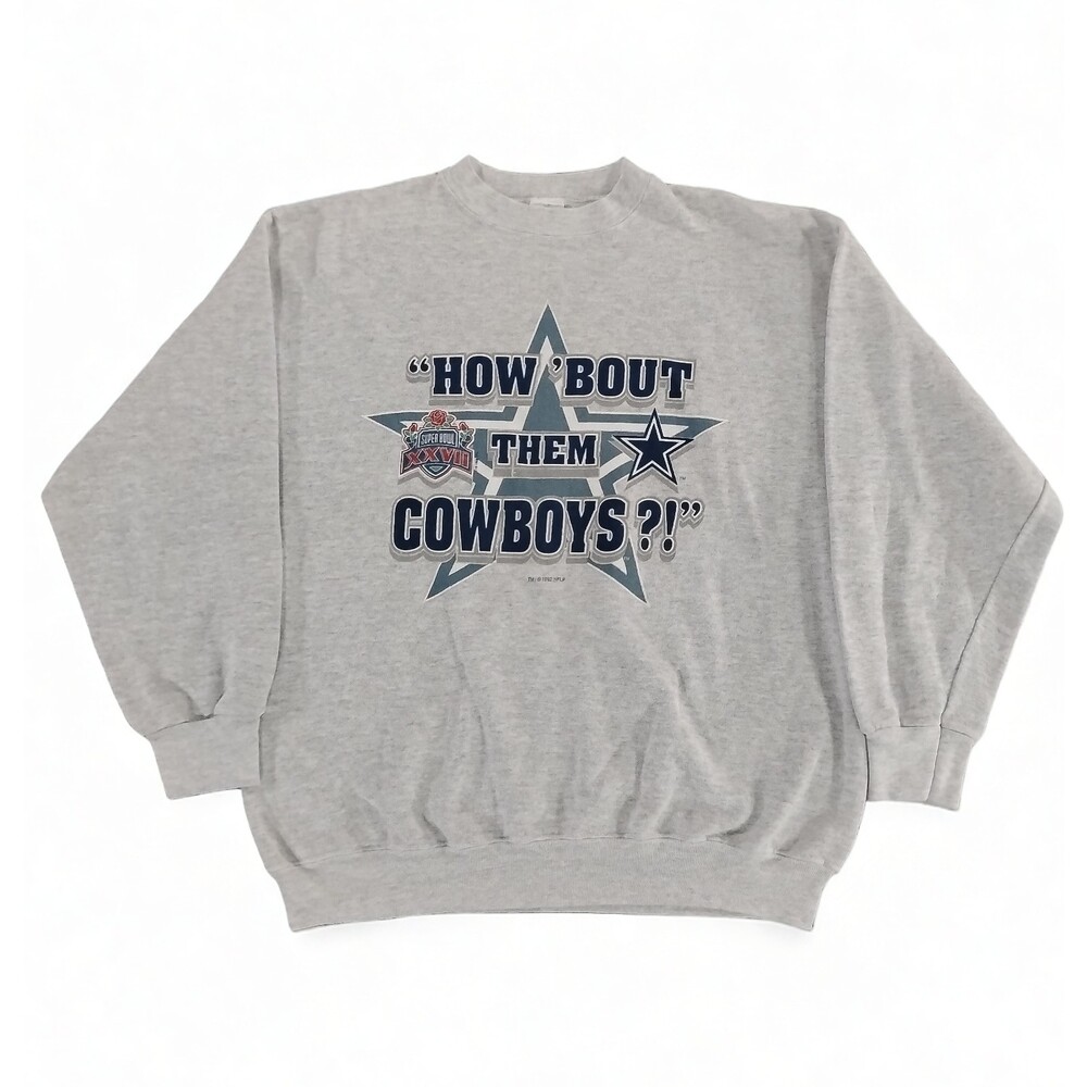 Salem Sportswear Cowboys Sweatshirt XL Cotton Vintage Streetwear
